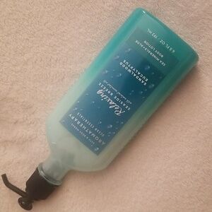 BBW Sandalwood eucalyptus body lotion, relaxing seaside breeze, 6.5.fl oz.